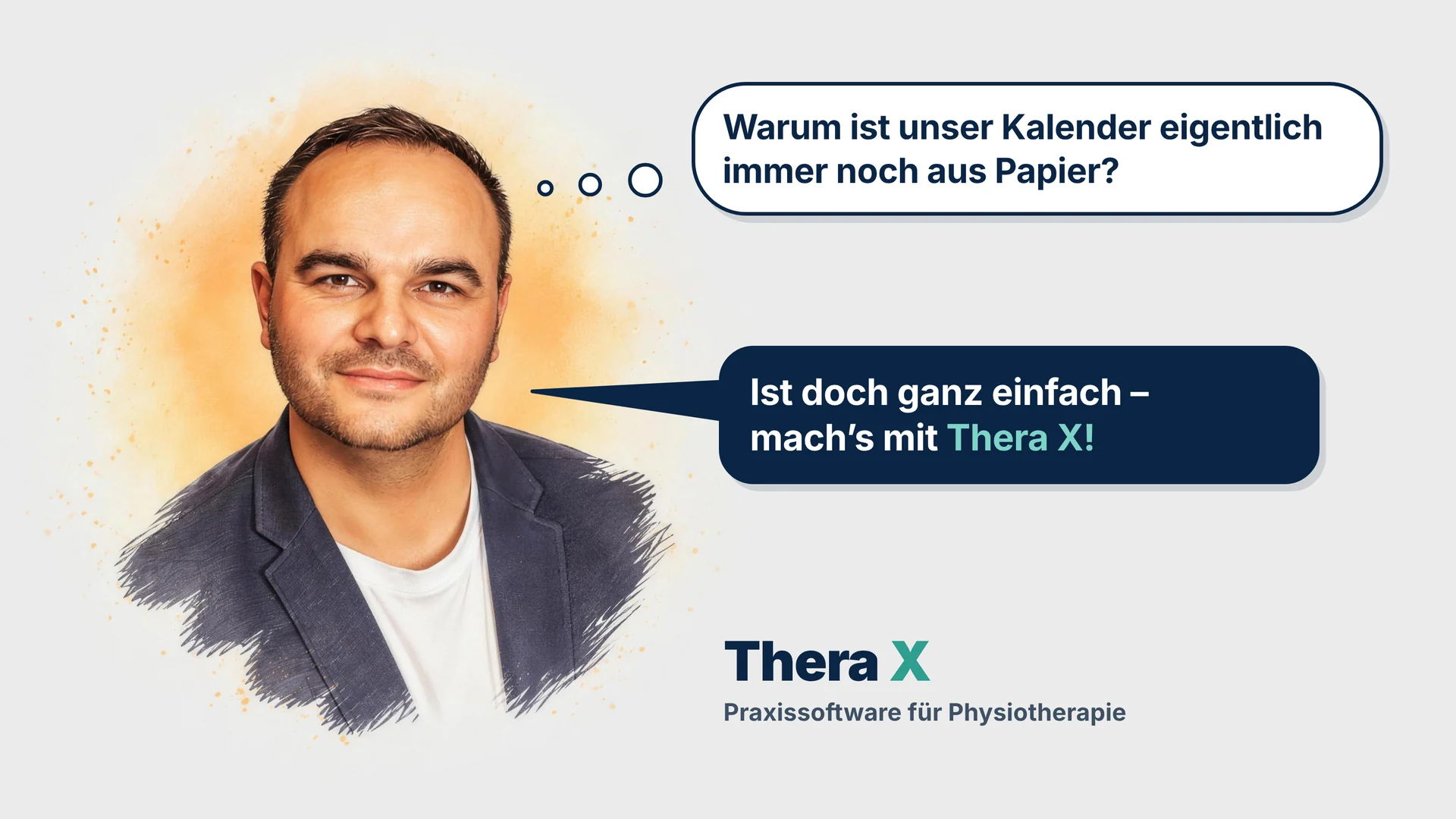 Philipp Ramsch denkt: Warum ist unser Kalender eigentlich immer noch aus Papier? Antwort: Ist doch ganz einfach – mach’s mit Thera X!